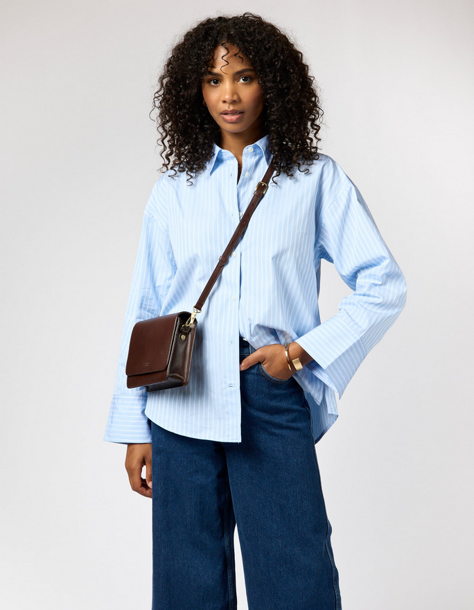 O MY BAG Audrey Mini Chocolate Classic