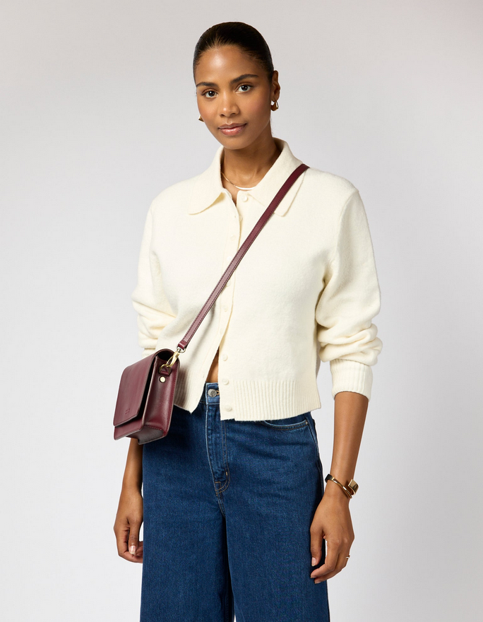 O MY BAG Audrey Mini Dark Cherry