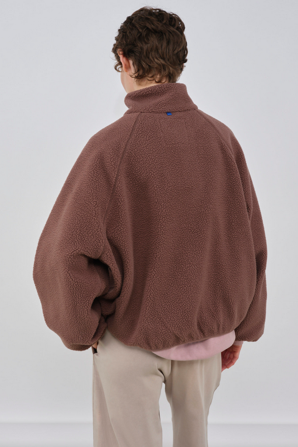 Embassy of Bricks and Logs Cali fleece jacket French toast