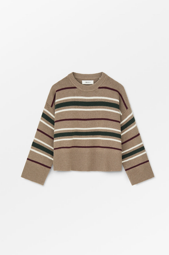 SKALL peysa Cannes jumper Light brown/grey