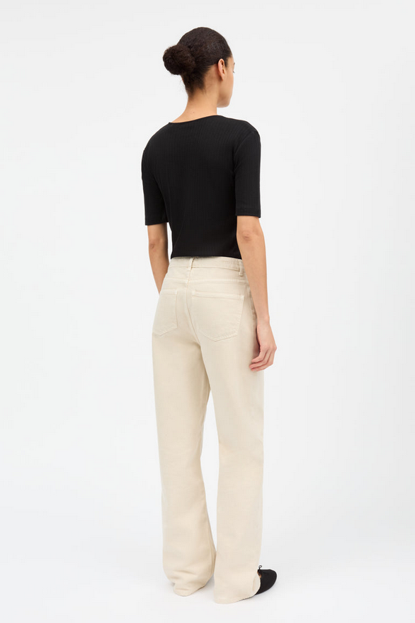 SKALL toppur Liv henley tee Black