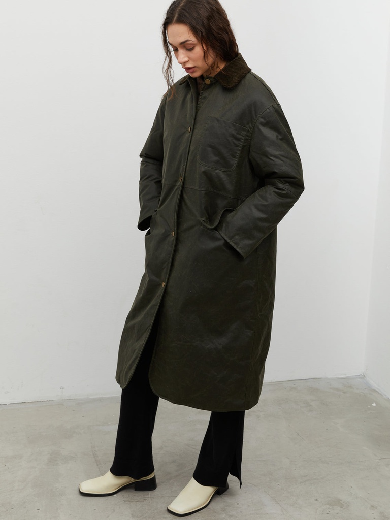 BRIXTOL Kápa Joan Jett Padded Olive