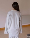 Baserange Skyrta Gren Overshirt Prun Grey