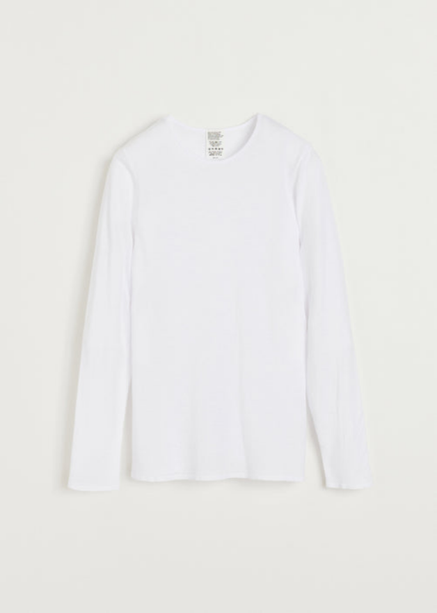 AIAYU BOLUR Gentle Long Sleeve WHITE