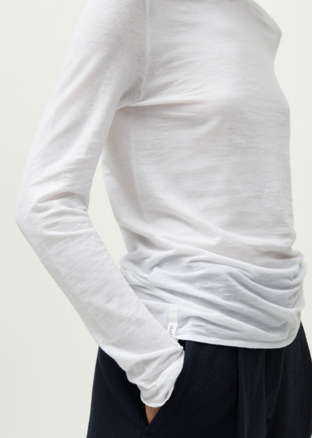 AIAYU BOLUR Gentle Long Sleeve WHITE