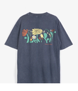 BOBO CHOSES Bolur Color Herbalist Unisex T-shirt Navy blue