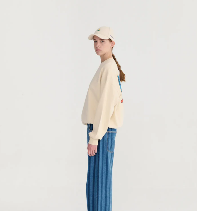 BOBO CHOSES Bolur Dog Friendship fitted T-shirt Yellow