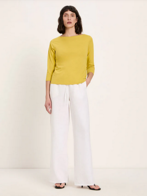 Lanius toppur U-Boot shirt mit 3/4 Arm Kiwi