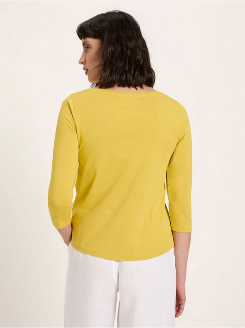 Lanius toppur U-Boot shirt mit 3/4 Arm Kiwi