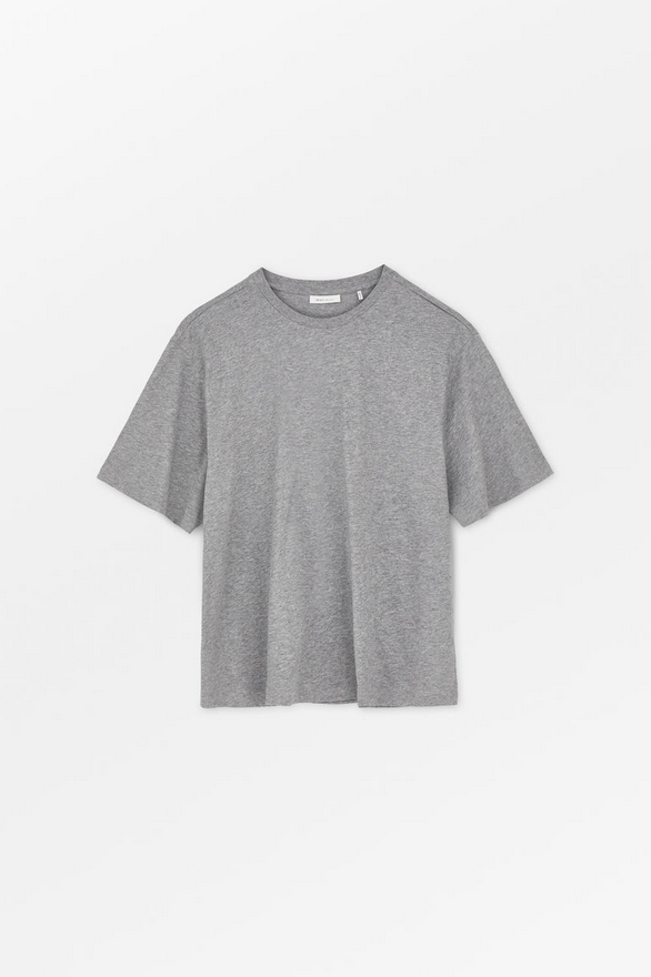 SKALL bolur Andy Oversize tee Mid grey melan