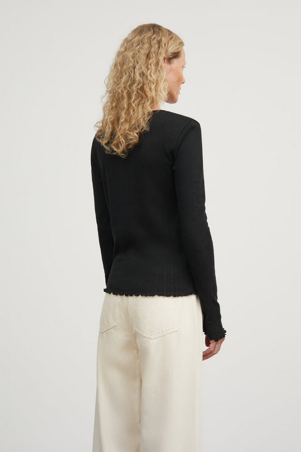 SKALL toppur Edie cardigan Black