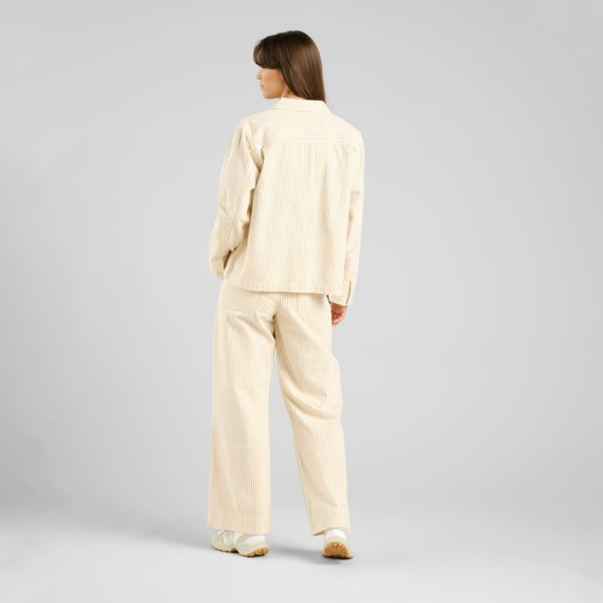 Dedicated buxur Workwear Pants Vara Work Stripe Yellow