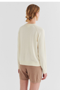 FUB peysa Pointelle Sweater Ecru