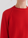 FUB peysa Pointelle Sweater Red