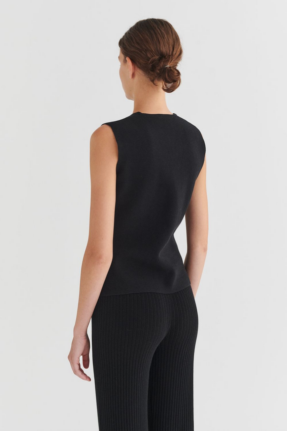 FUB toppur High Twist Waistcoat Black