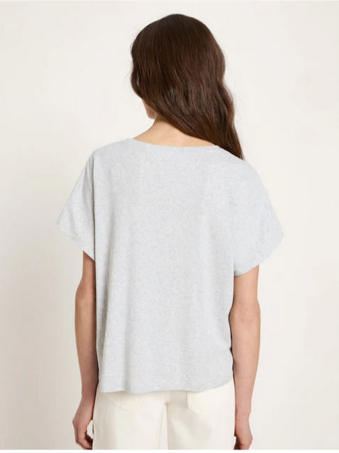 Lanius bolur Shirt GOTS mit Grey melange