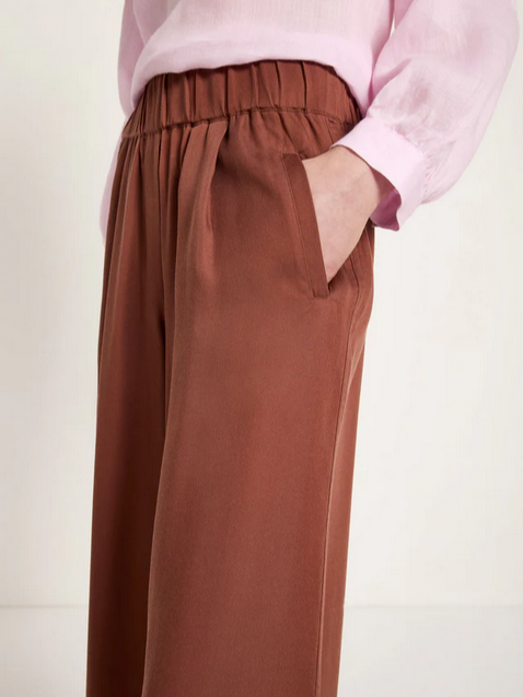 Lanius buxur Hose mit weiten Dark Mocca