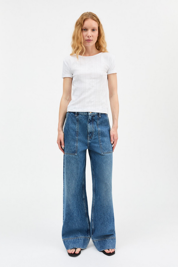 SKALL bolur Anna cap sleeve White