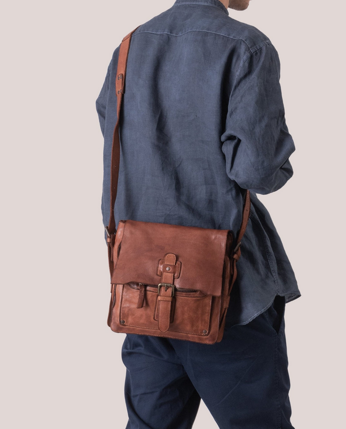 Harold's Leðurtaska Crossbag Cognac 0255004