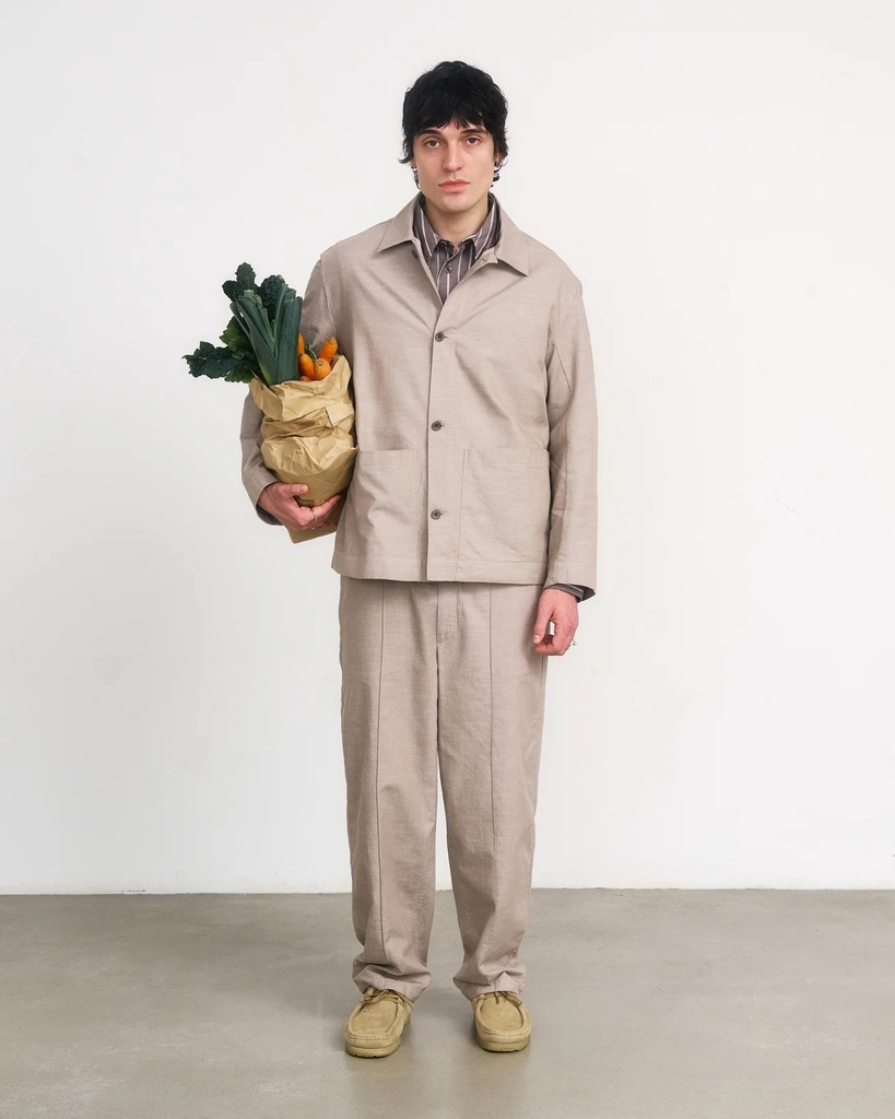 Rotholz Jakki Light Overjacket Grey Brown
