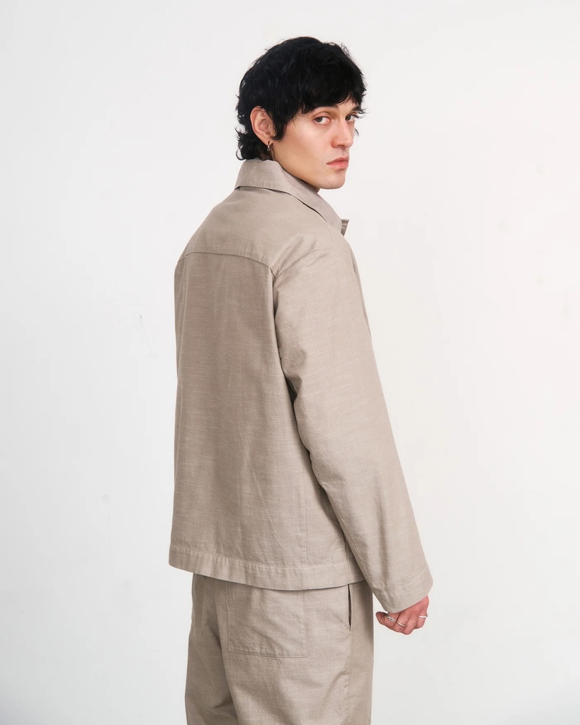 Rotholz Jakki Light Overjacket Grey Brown