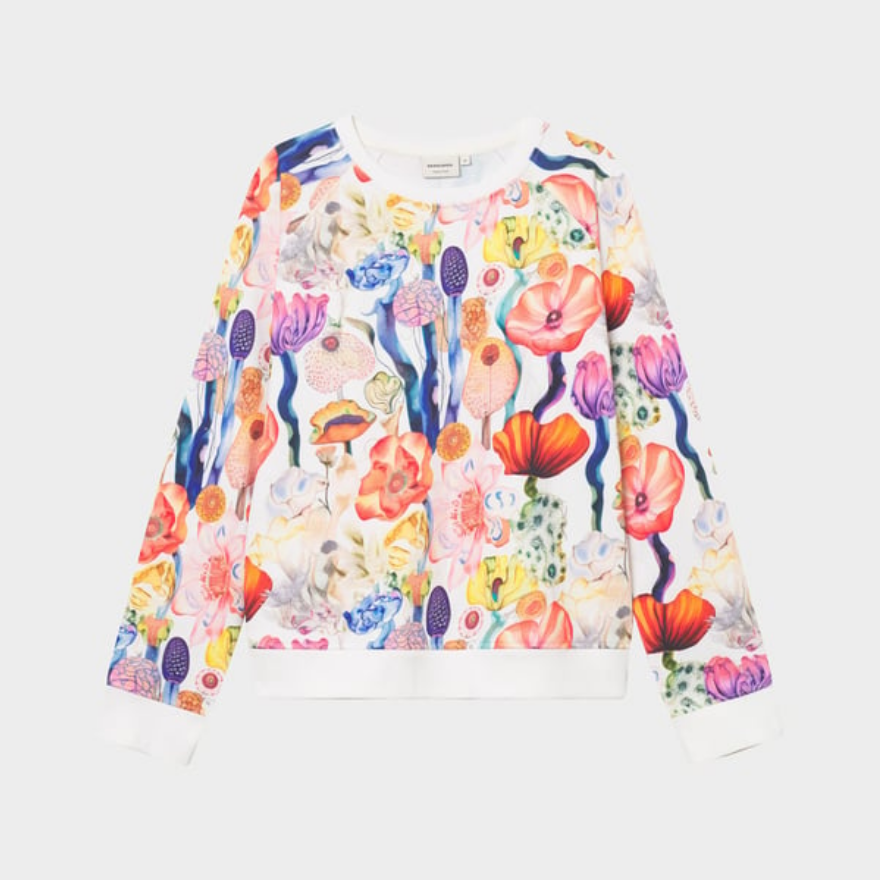 DEDICATED peysa Ystad sweatshirt Fantasy Flowers