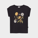 Dedicated bolur T-shirt Visby Dandelions Black