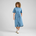 Dedicated kjóll Ripa denim Light blue