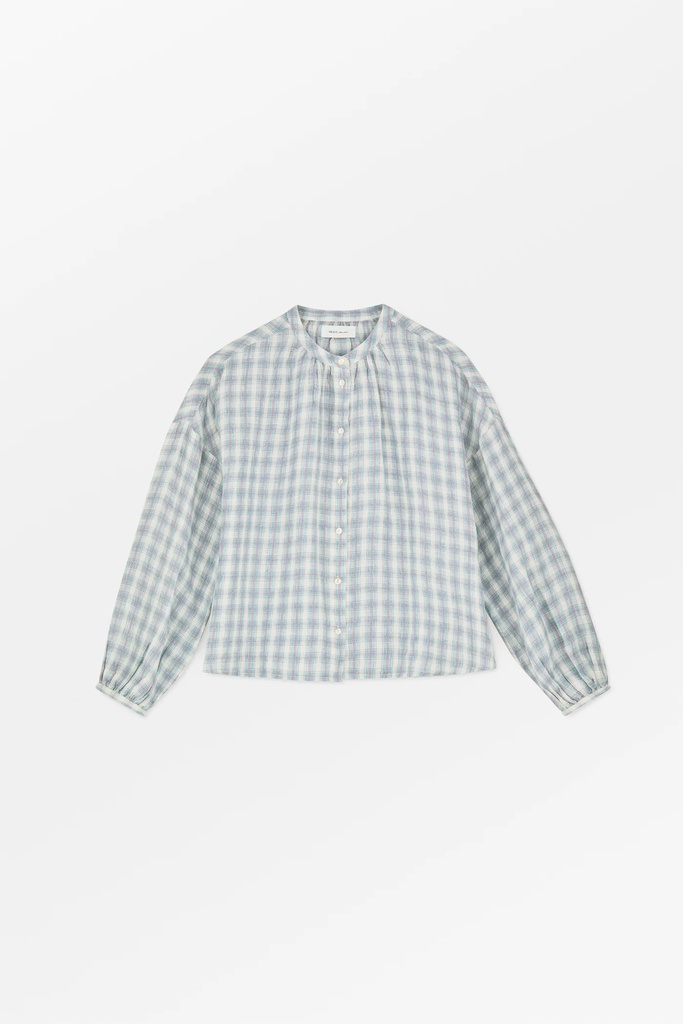 SKALL skyrta Cilla shirt Purple/blue check