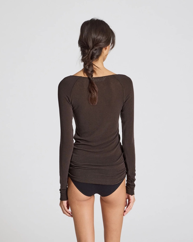 GAI+LISVA Toppur Amalie LS Wool Top Mulch