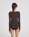 GAI+LISVA Toppur Amalie LS Wool Top Mulch