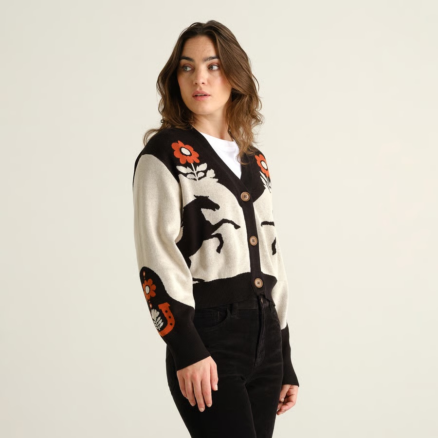 DEDICATED peysa Cardigan Kanan Western Multi Color