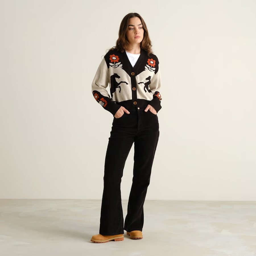 DEDICATED peysa Cardigan Kanan Western Multi Color
