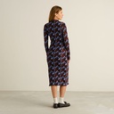 Dedicated kjóll Rib dress Lofta Retro Geo Multi Color Multi