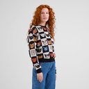 Dedicated peysa Sweater Arendal Cat Bingo Black