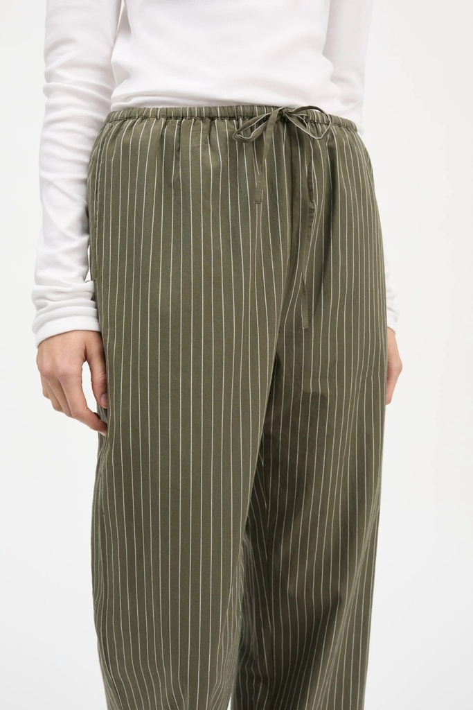 SKALL buxur Addie pants Green/white