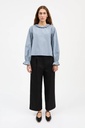 SKALL skyrta Cornflower blouse Blue/black/white