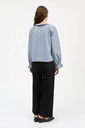SKALL skyrta Cornflower blouse Blue/black/white