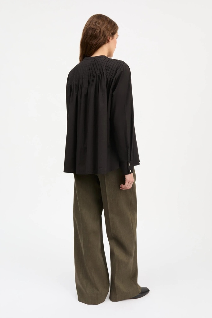 SKALL skyrta Dot shirt Black