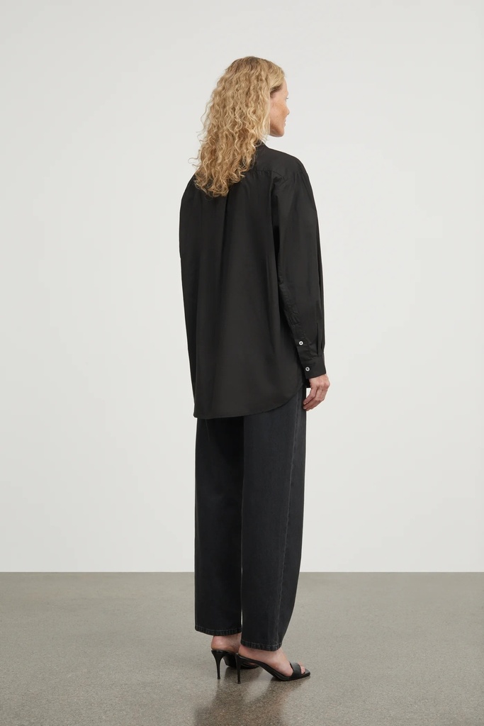 SKALL skyrta Edgar shirt Black