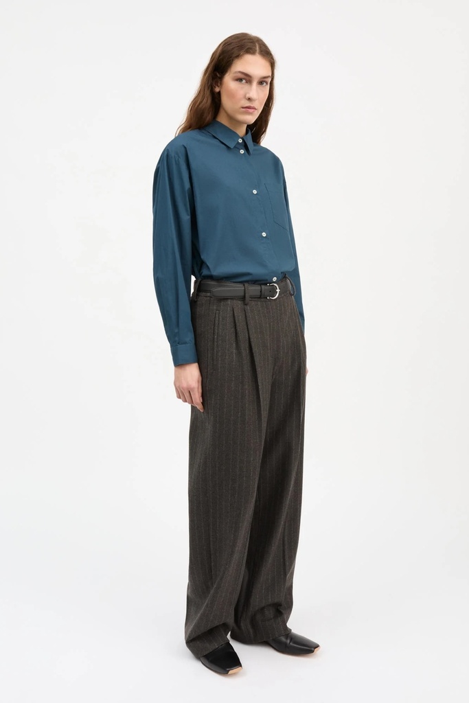 SKALL skyrta Edgar shirt Midnight blue