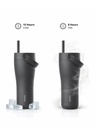 Equa Carry Cup - Black 600 ml