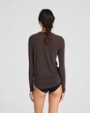 GAI+LISVA Toppur Thyra LS Wool Top Mulch