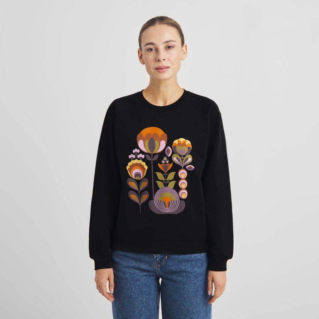 DEDICATED peysa Ystad sweatshirt Autumn Harvest Black
