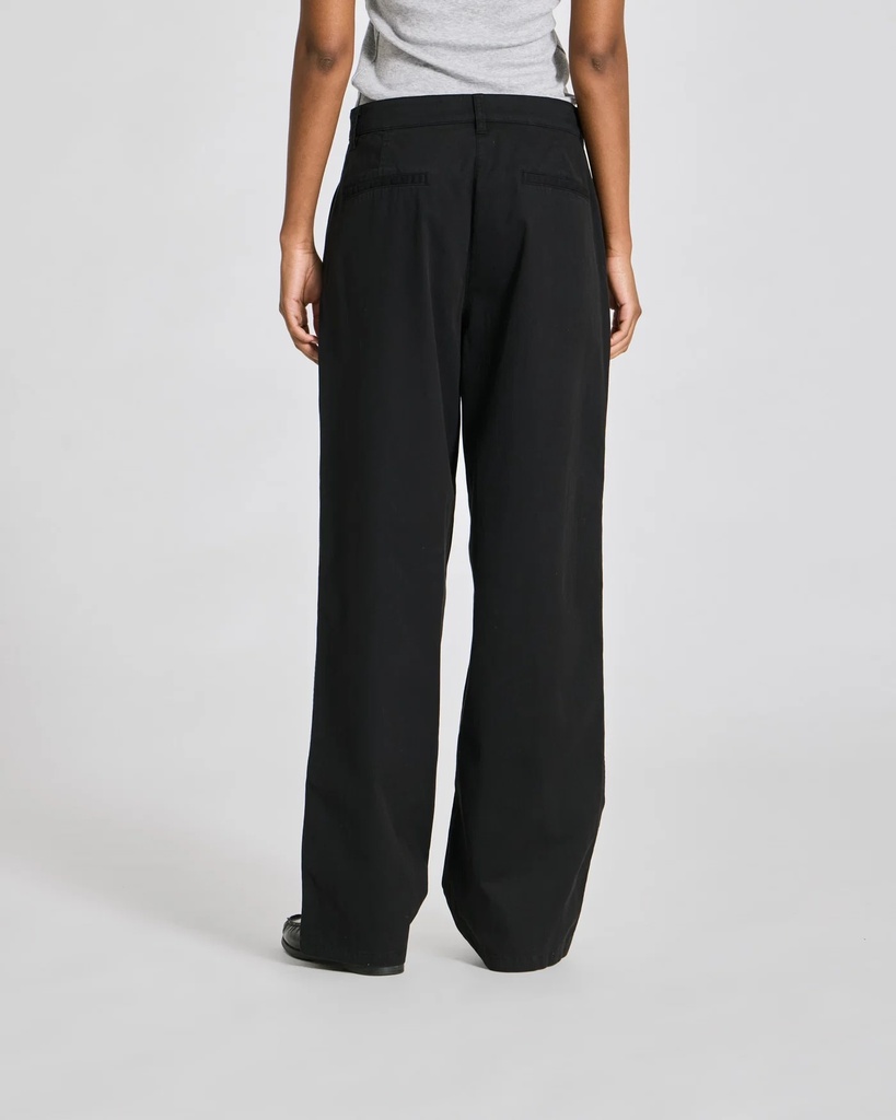 GAI+LISVA Buxur Natalie Cotton stretched Twill Pants Black