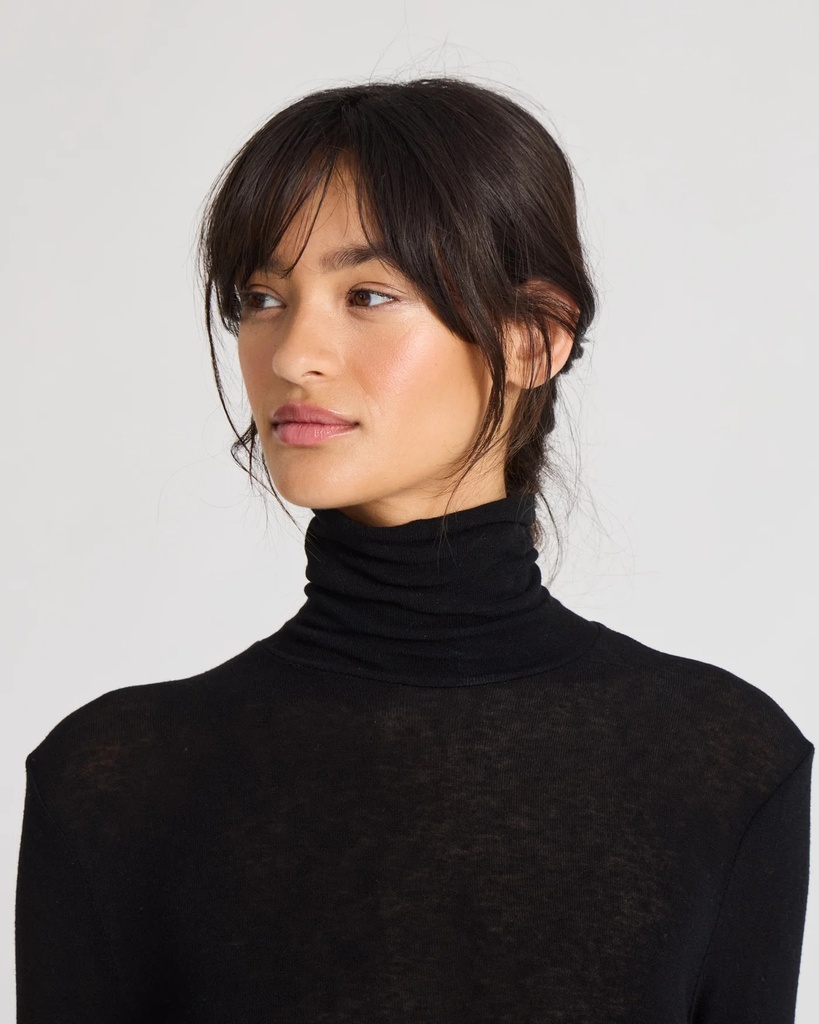 GAI+LISVA Toppur Anna Wool Turtleneck Black