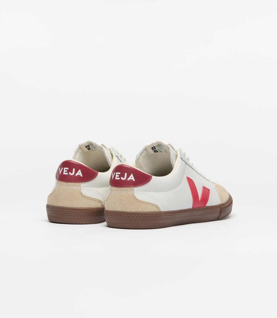 VEJA skór Volley Leather White Pekin Bark