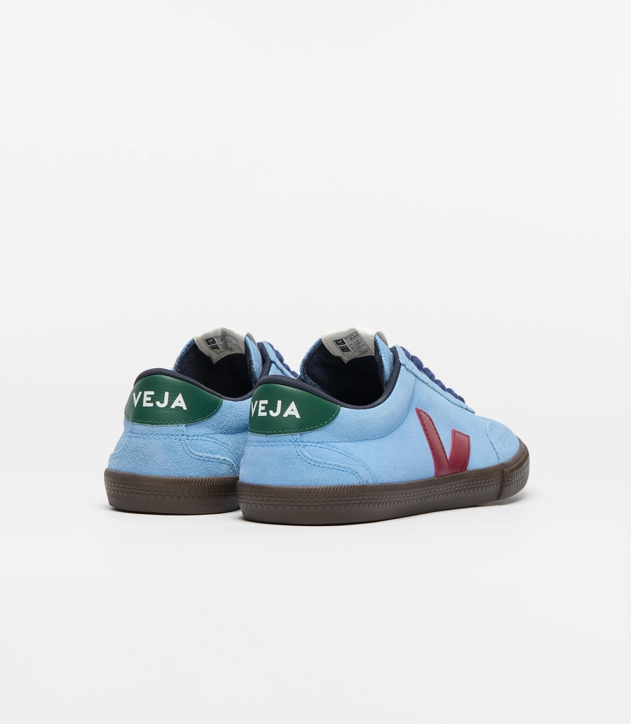 VEJA skór Volley Suede Aqua Marsala Eagle