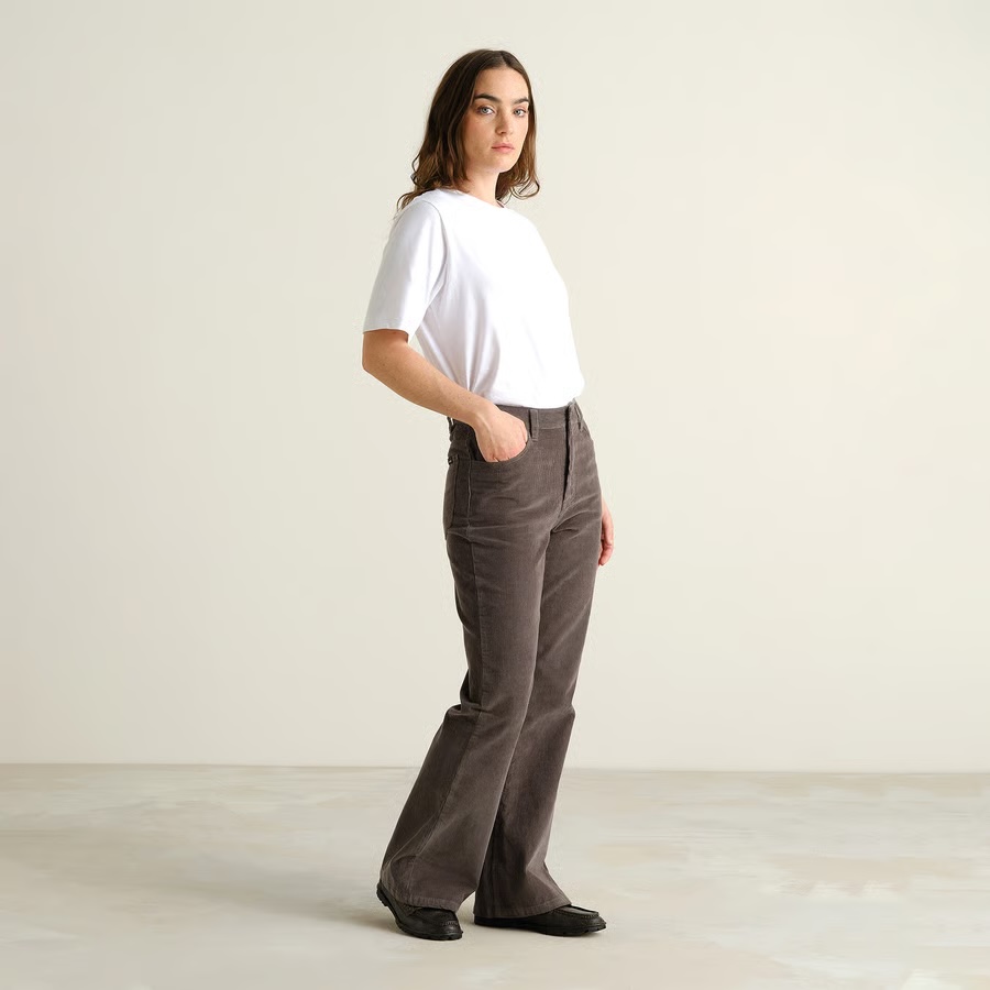Dedicated Buxur Pants Ryda Corduroy Rock Grey Castlerock
