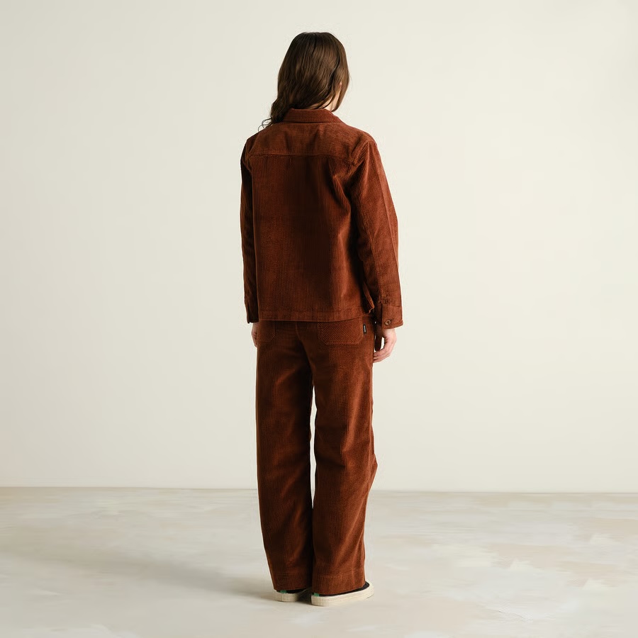 Dedicated Buxur Workwear Pants Vara Corduroy Brown Cappuccino